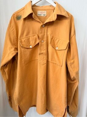 Vintage Melin Cambrian (Felindre) Ltd, Llandyssul, Flannel Pullover Work Shirt
